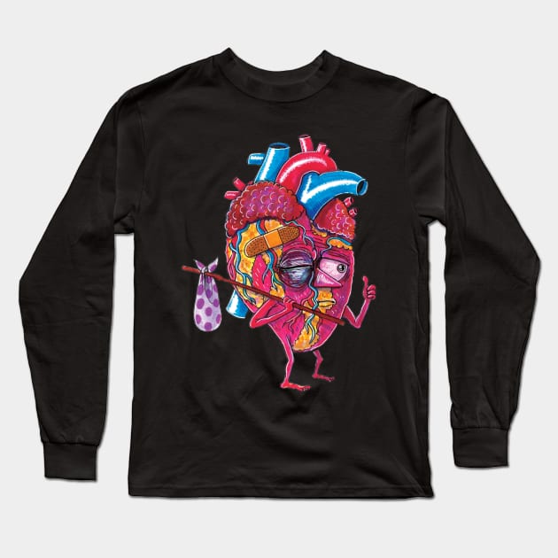 Heart Hiker Long Sleeve T-Shirt by ZacharySweet